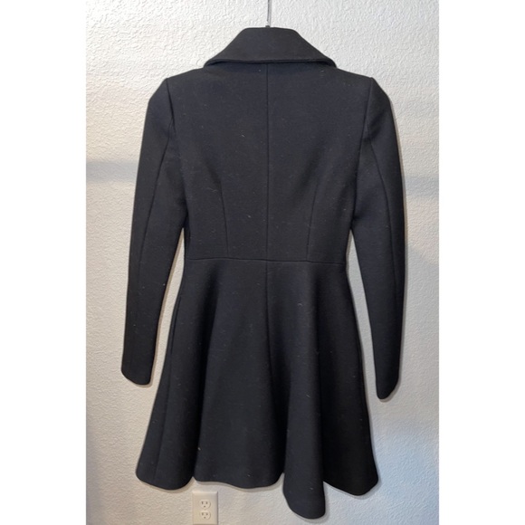 asymmetric coat zara